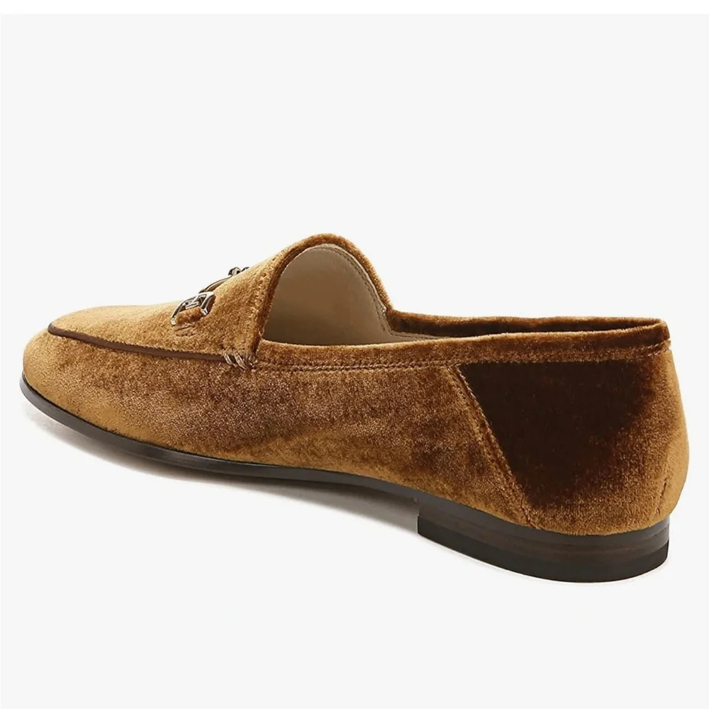 Sam Edelman Loraine Cocoa Bronze Velvet Flat